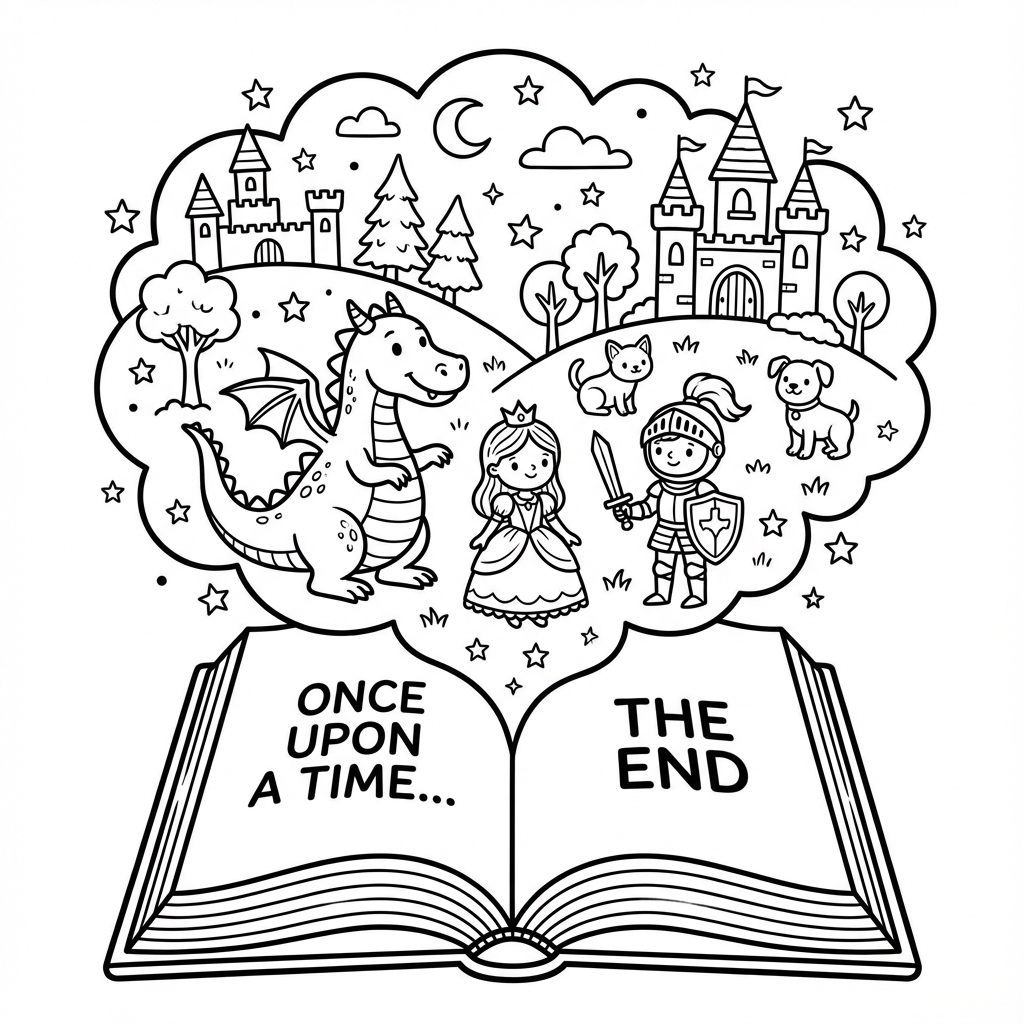 AI Coloring Page preview